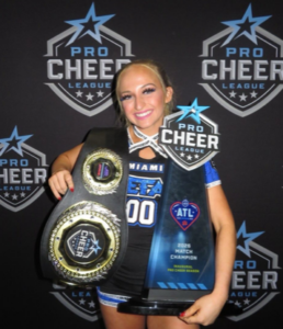 Hailey D'Lynn Smith Miami Metal pro cheer league