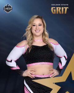 Ashlie Modabber pro cheer league golden state grit athlete