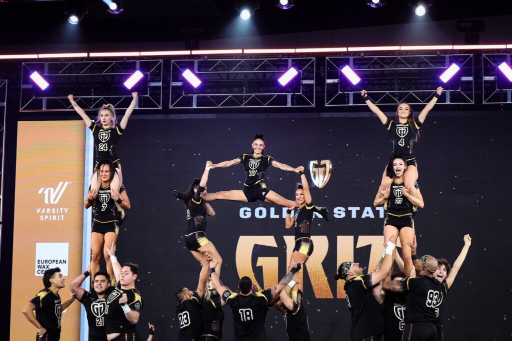 pro cheer league golden state grit